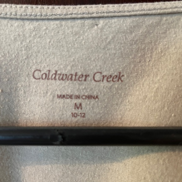 Cold Water Creek polyester blend top in medium - Picture 3 of 8